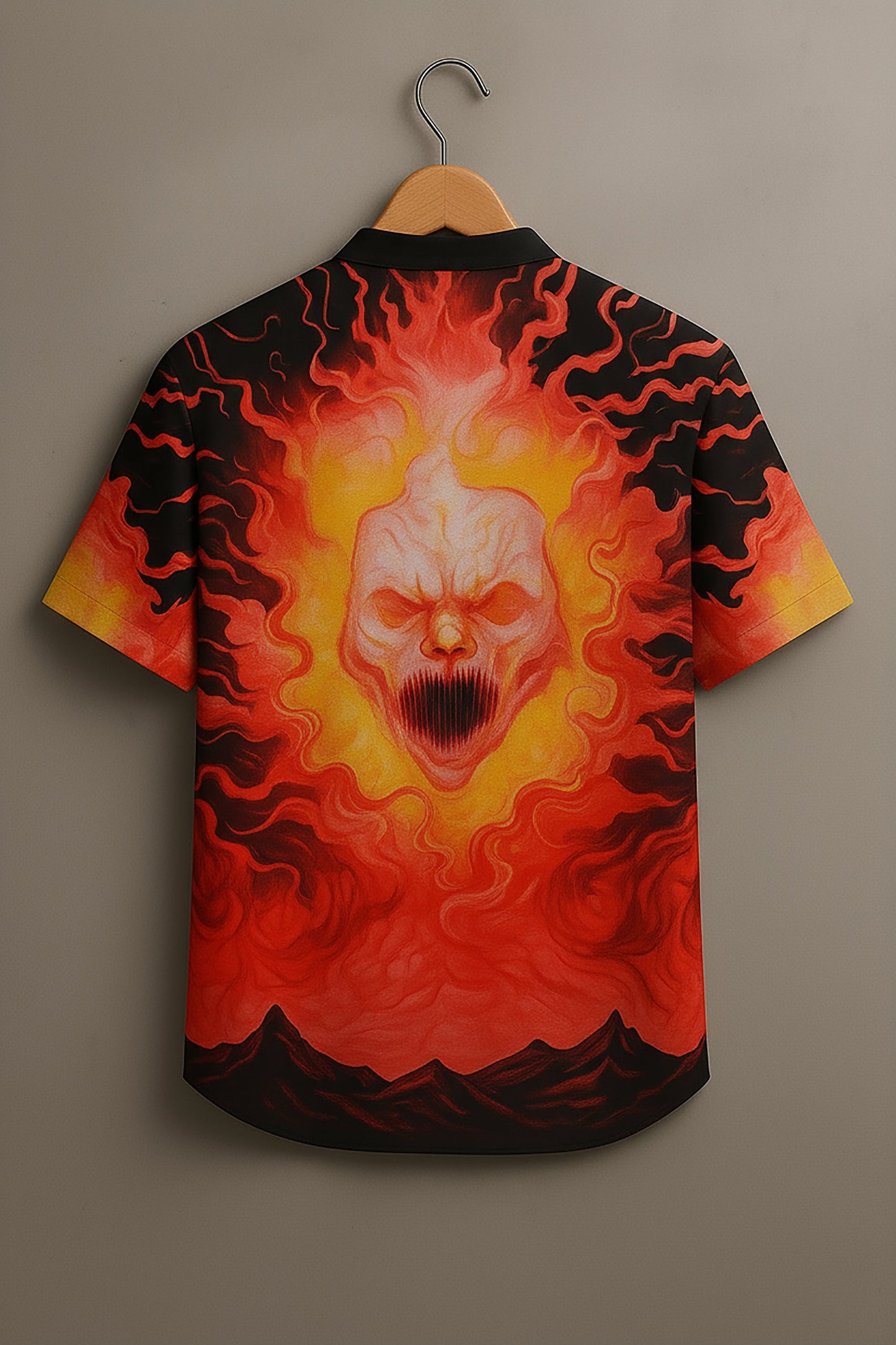 "Inferno Scream Art Print Shirt"