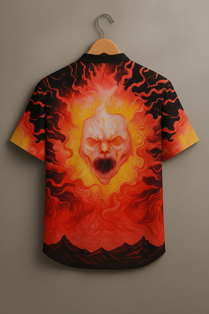"Inferno Scream Art Print Shirt"