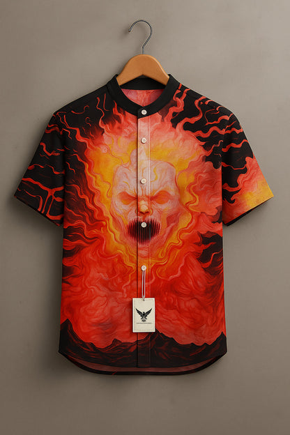 "Inferno Scream Art Print Shirt"