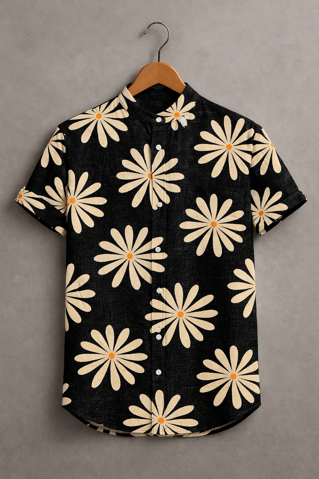 Minimal Daisy Flower Graphic Shirt